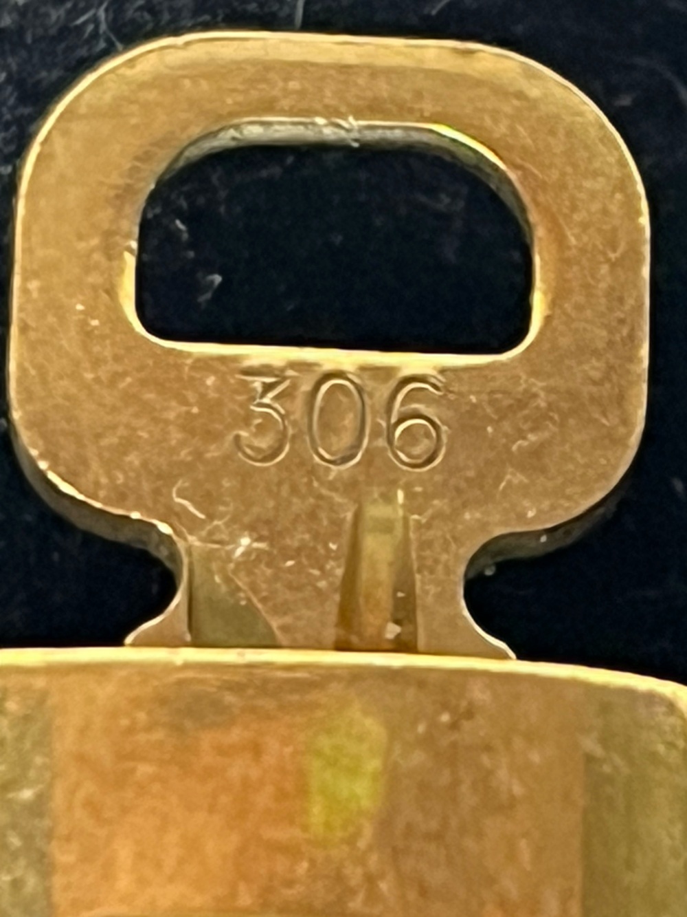 Louis Vuitton Solid Brass Lock and Key Charm on Baublebar Toggle Chain EUC - Picture 4 of 6